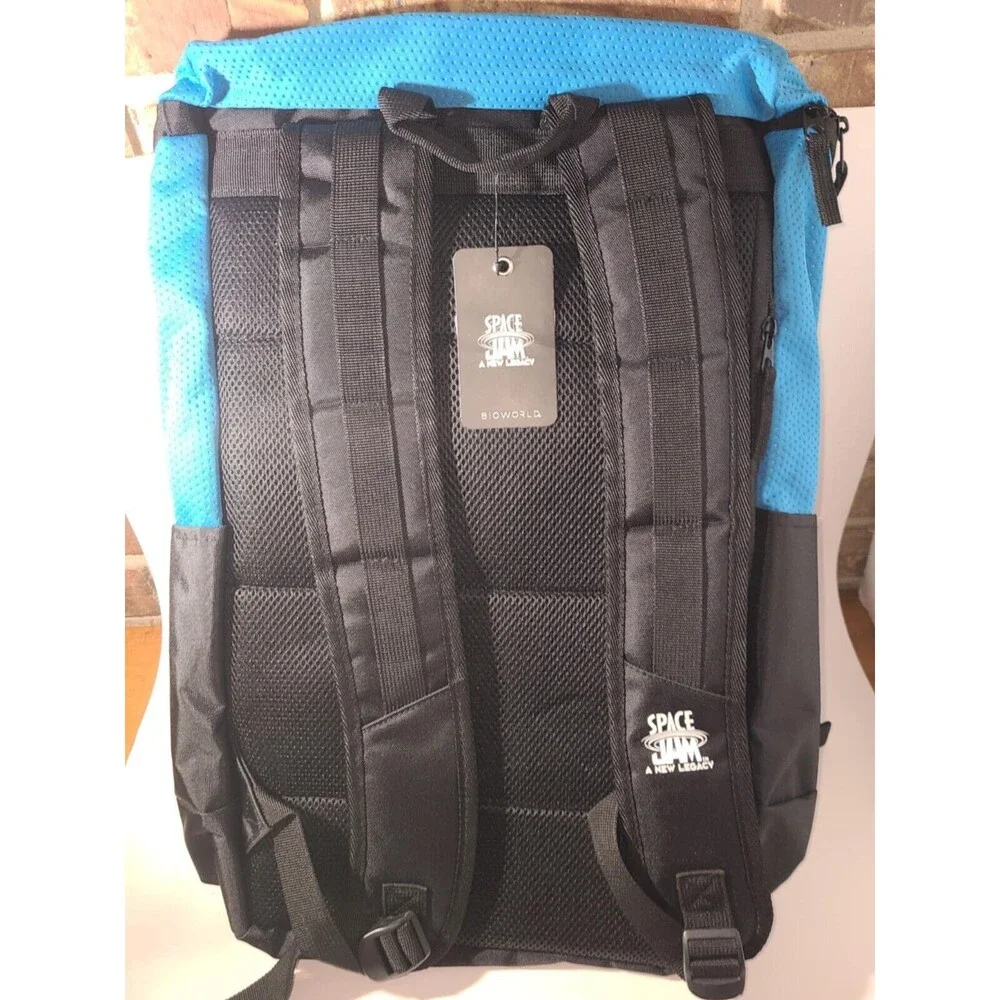 BIOWORLD SPACE JAM TUNE SQUAD LOONEY TUNES CLASSIC MOVIE JERSEY BACKPACK NEW